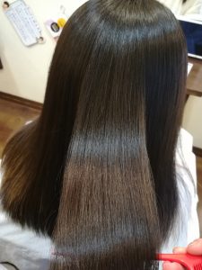 川崎市の美容院”hair green”の髪質改善 ロング