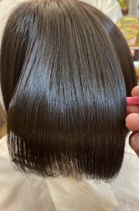 川崎市の美容院”hair green”の髪質改善ショート