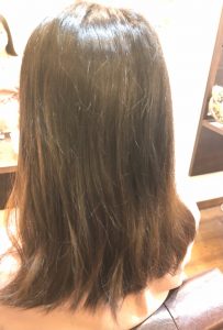 川崎市の美容院”hair green”の髪質改善before