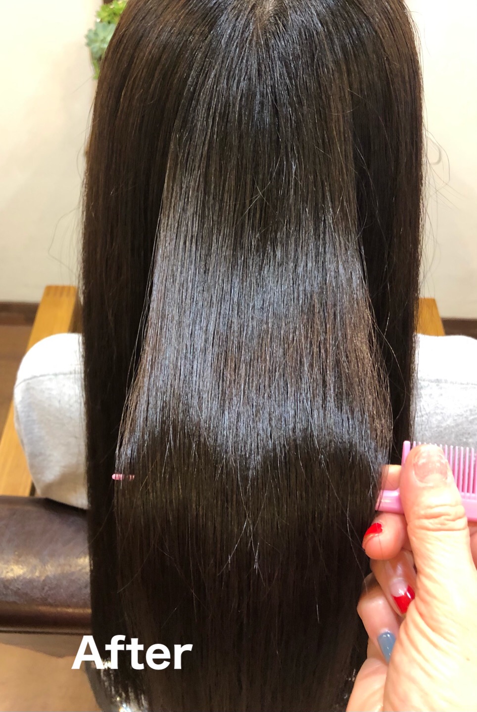 川崎市の美容院”hair green”の髪質改善after画像