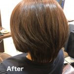 川崎市の美容院”hair green”の髪質改善の施術後