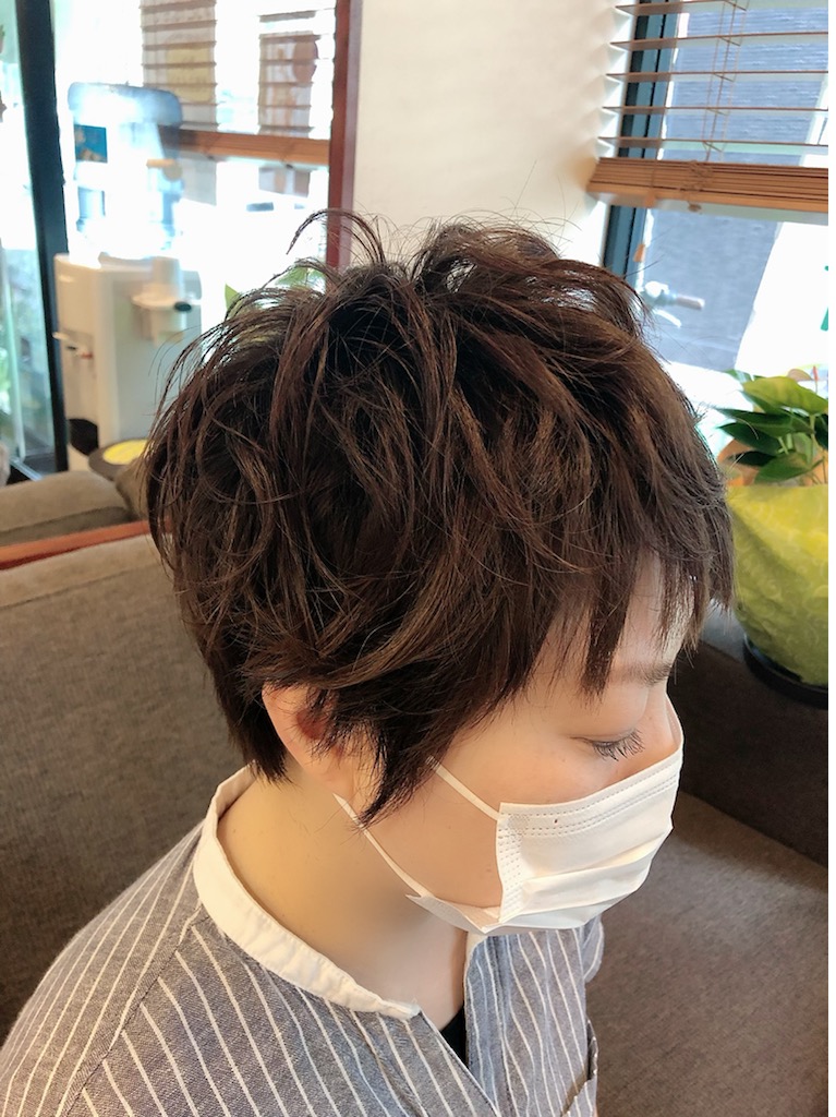 川崎市の美容院”hair green”のベリーショート