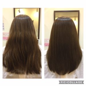 川崎市の美容院”hair green”の髪質改善施術画像